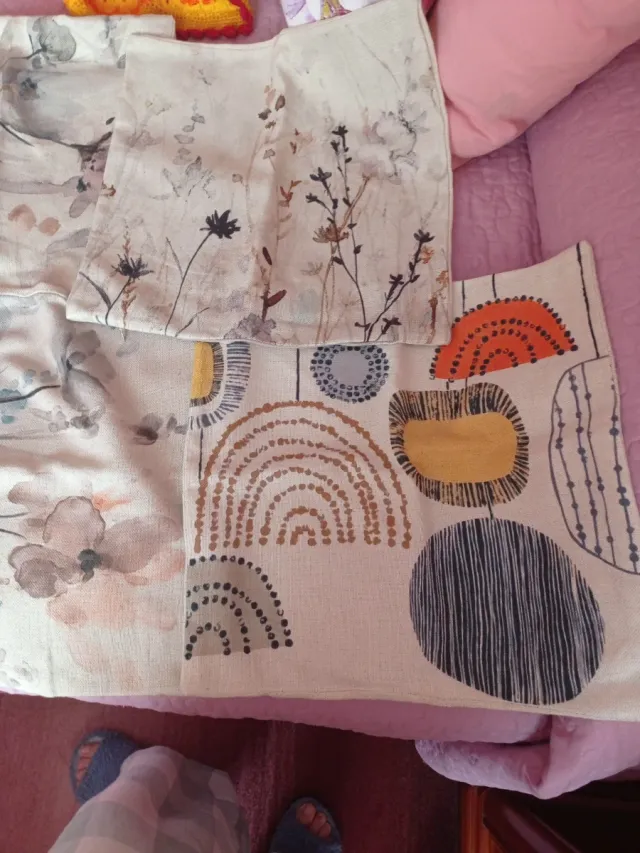 Fundas de cojín tela estampada40por40