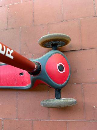 Patinete globber evolutivo 3 ruedas rojo 