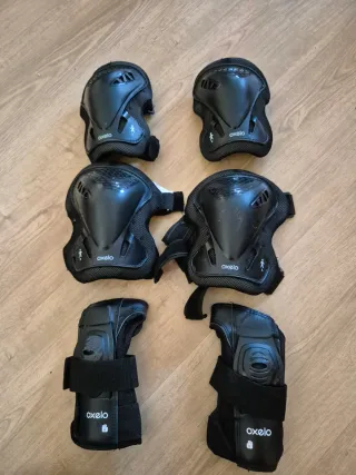 Set 3 protecciones adultos Oxelo Talla L