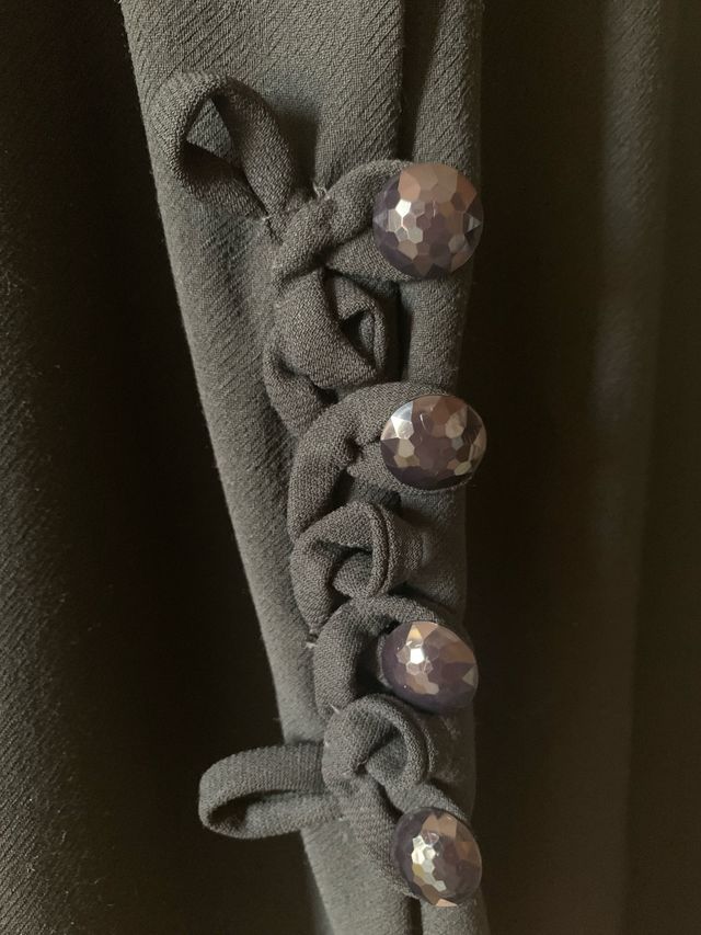 TESSA DI CARLA Blazer / Levita Negra Formal - 42