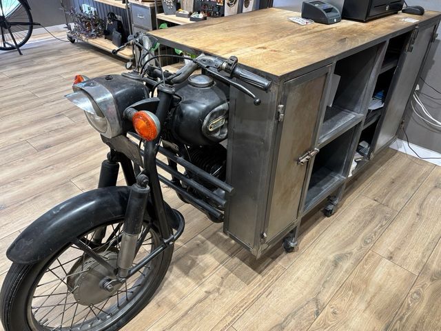 Mostrador de moto vintage