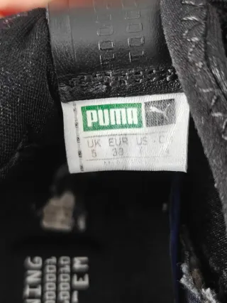 Zapatillas Puma Running Negras y Blancas