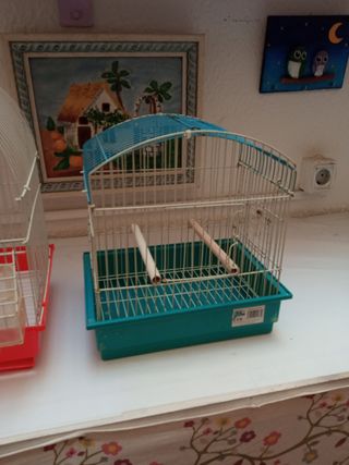 3 jaulas para pájaros