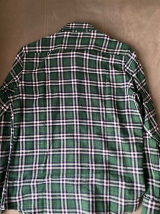 Camisa British Cotton cuadros verde