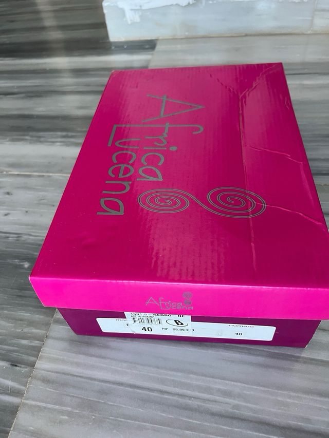 Zapatos Mujer Africa Lucena Negros Talla 40