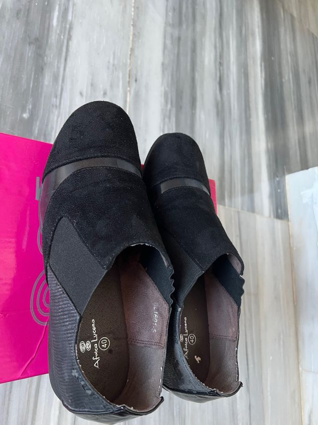 Zapatos Mujer Africa Lucena Negros Talla 40