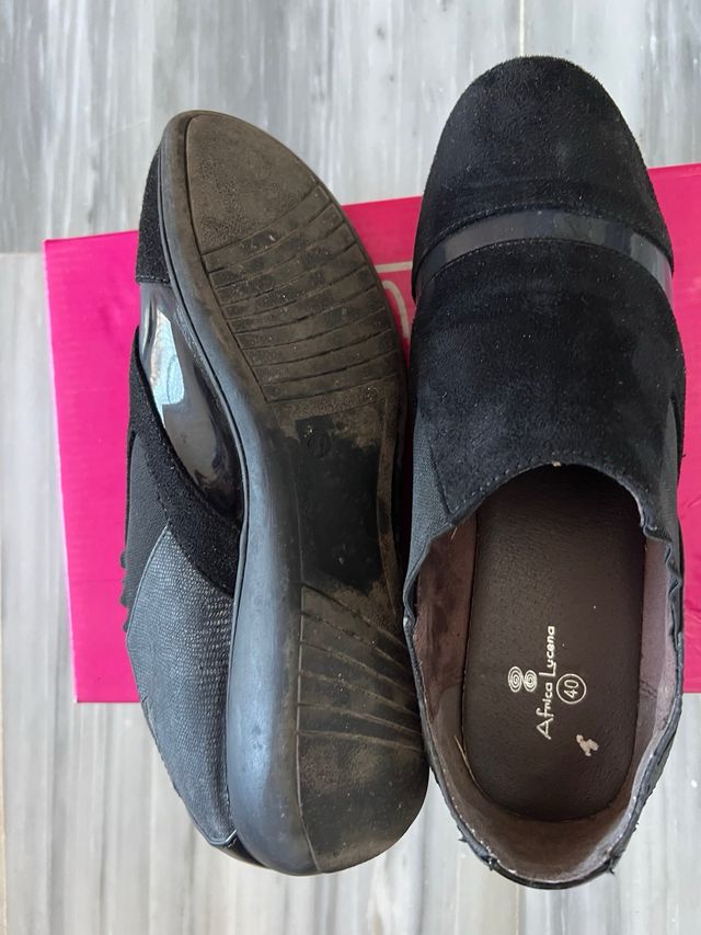 Zapatos Mujer Africa Lucena Negros Talla 40