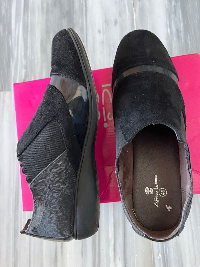 Zapatos Mujer Africa Lucena Negros Talla 40
