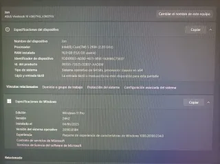Portátil Gaming ASUS V16 Intel Core RTX