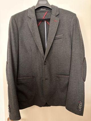 Americana Zara Marrón Hombre