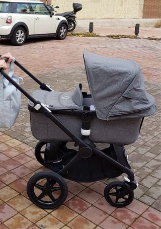 Carro Bugaboo Fox 2 Gris Melange: capazo y silla