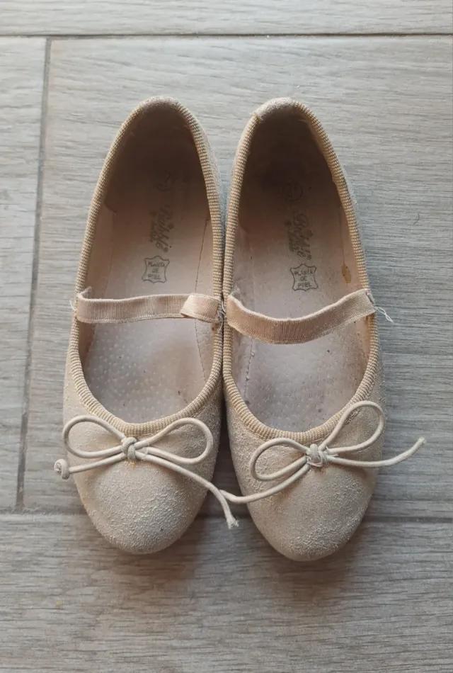 Bailarinas niña piel doradas T.27