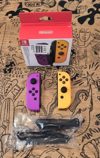 Mandos Joy-Con Nintendo Switch Morado/Neón
