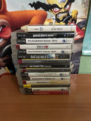 Pack Videojuegos PS3: GTA, PES, Assassin's Creed