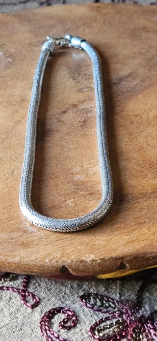 Collana snake in argento