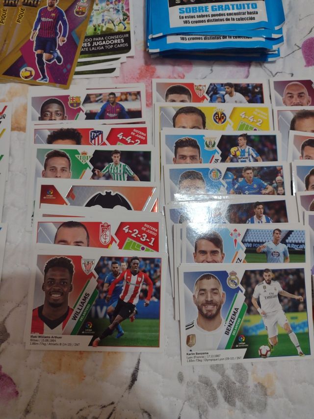 19 Sobres Sellados LaLiga Este 2019-20 Panini