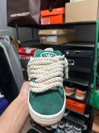 Adidas Campus Personalizadas Verde/Blanco
