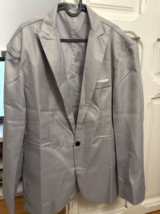 Chaqueta de hombre gris