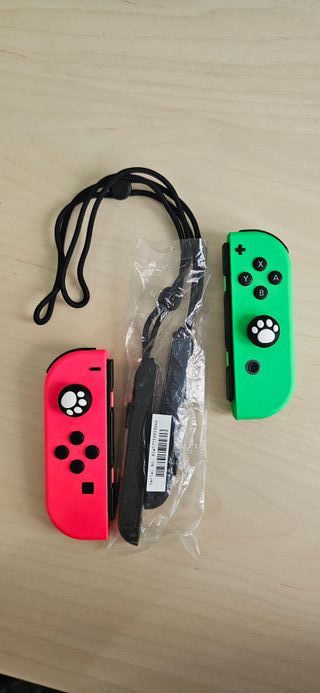 Joycons Nintendo Switch Verde y Rosa