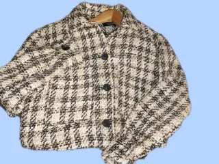 Chaqueta Zara cuadros otoño/invierno