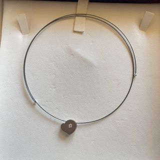 Girocollo cuore con punto luce