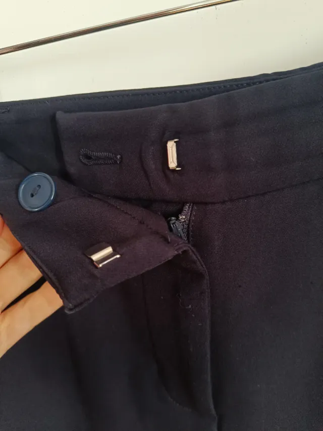 Pantaloni Liu Jo donna blu sartoriali EU38