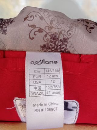 Chubasquero Quechua T-12 años Rojo