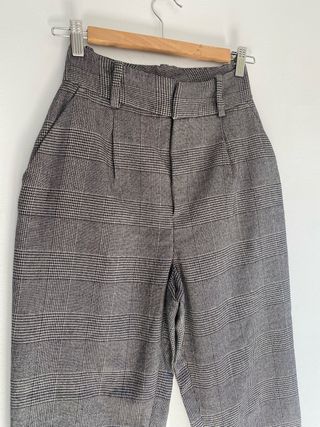 Pantalón Zara Cuadros Talla XS
