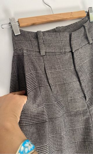 Pantalón Zara Cuadros Talla XS