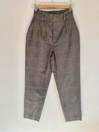 Pantalón Zara Cuadros Talla XS