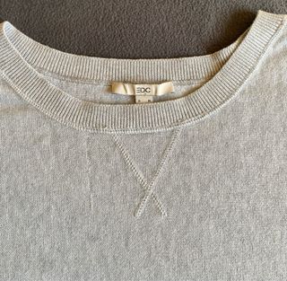 Jersey Esprit Gris Algodón Talla XL