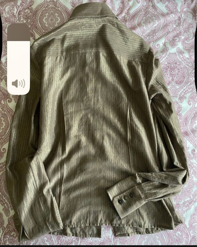 Camisa D&G Dolce & Gabbana Marrón y Dorado