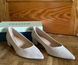 Zapatos de tacón Marypaz beige ante