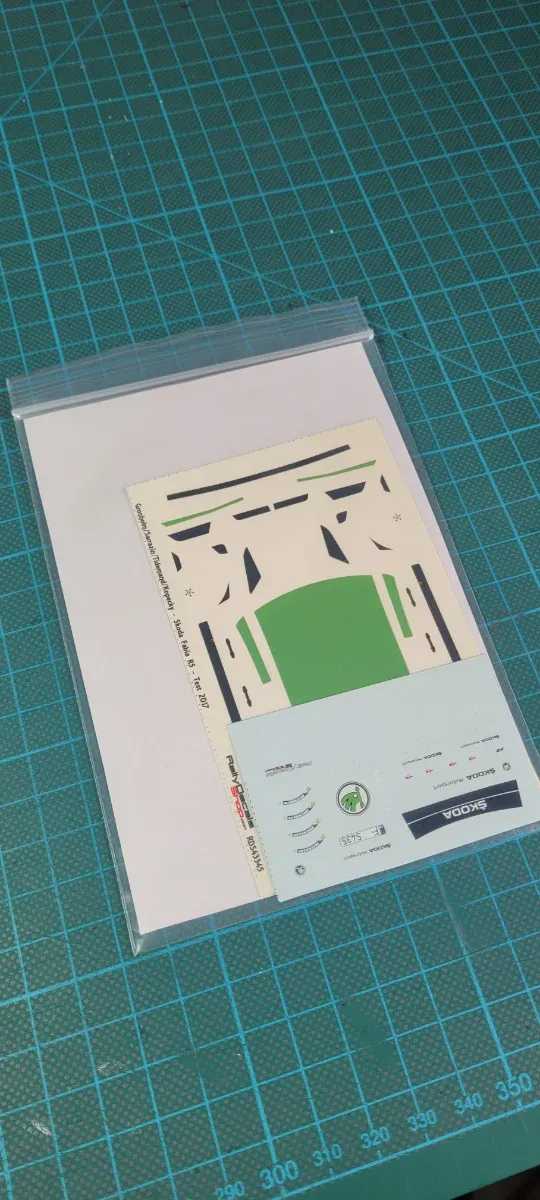 Rallydecalsshop.Calcas Skoda Fabia R5 Test 2017