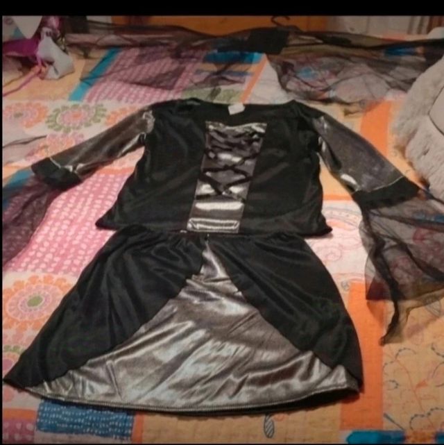 Disfraz Halloween Dama Oscuridad Talla Única