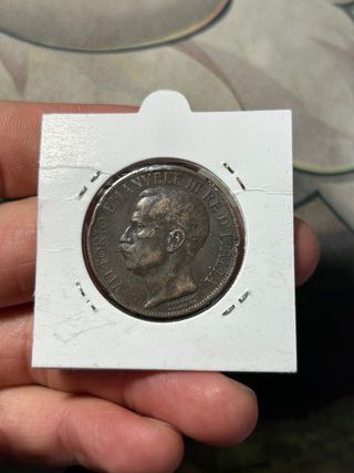 Moneta rara 10 Centesimi 1911 regno d'italia