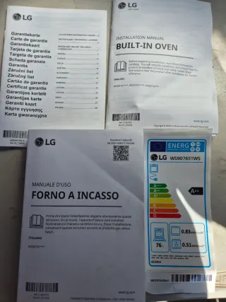 Horno LG Vapor y Airfryer 76L WS9D7651WS
