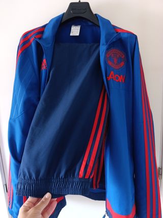 Chándal Adidas Manchester United Azul/Rojo