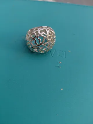Anillo Corazones Plata