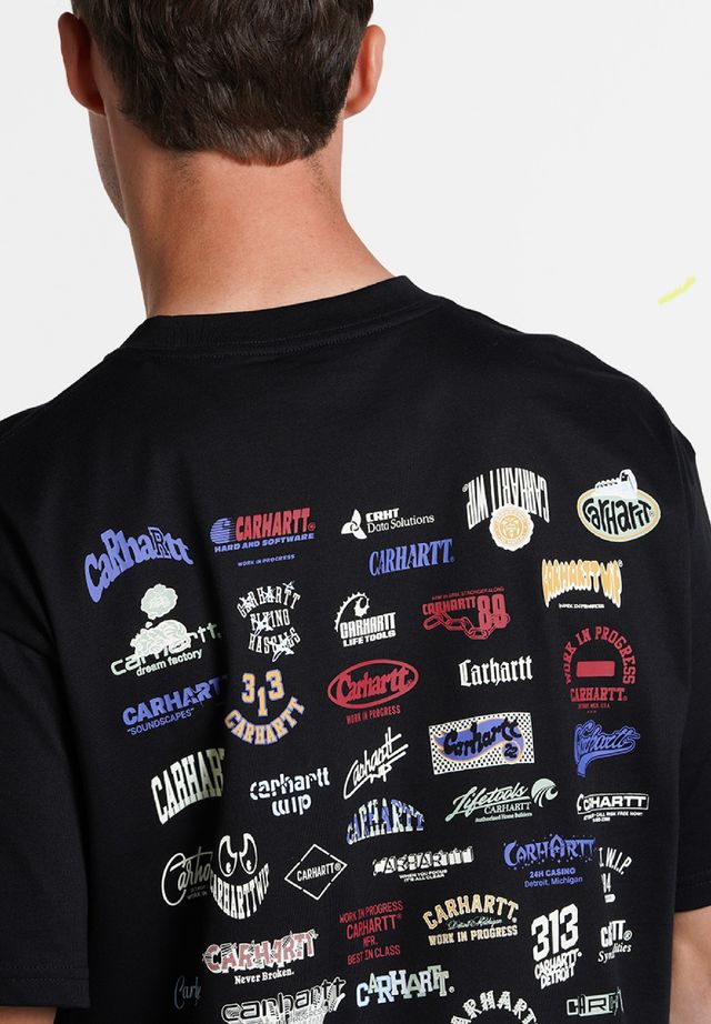 Camiseta Carhartt WIP Estampada Negra