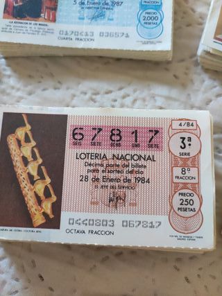 Loterías Nacionales Antiguas