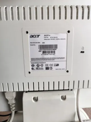 Monitor Acer AL511 15 LCD