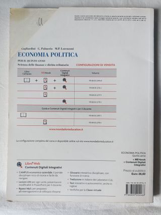 Economia politica per il 5° anno - L.Gagliardini