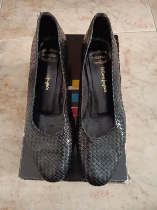 Zapatos de tacón El Corte Inglés negros