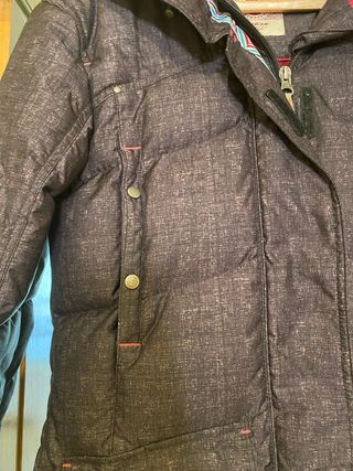 Cappotto da sci da donna nero e rosa