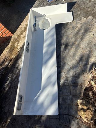 Encimera de resina de una pieza corian