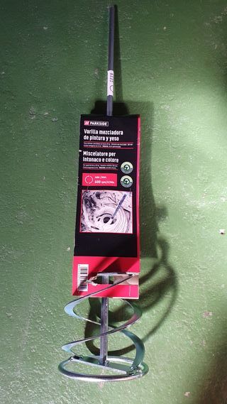 Varilla Mezcladora Pintura/Yeso Parkside.
