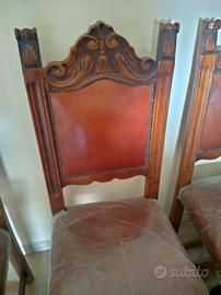 Set 6 Sedie Vintage Toscano Firenze