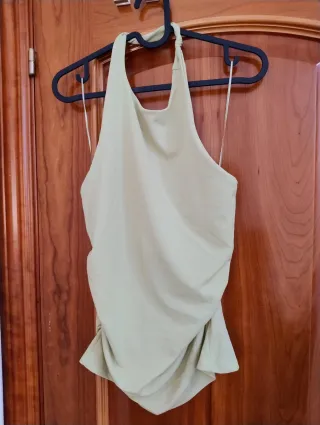 Blusa verde halter