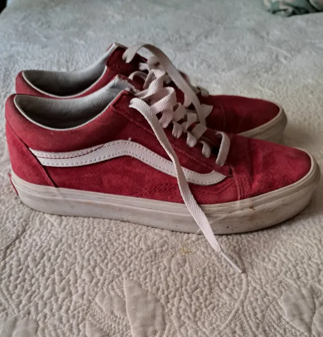 Zapatillas Vans Ante Rojo Talla 37